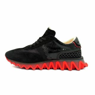 クリスチャン ルブタン Christian Louboutin ■ 【 LOUBISHARK FLAT SUEDE 】 ルビシャーク フラット スエード ローカット スニーカー　w18236