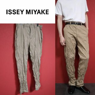 ISSEY MIYAKE - 【モード / 美品】ISSEY MIYAKE MEN シワデザイン チノパン