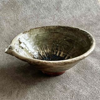 【希少】久岡冬彦 造 織部 鉢 奈良県 天風窯 作家 陶器 コレクション 割烹(食器)