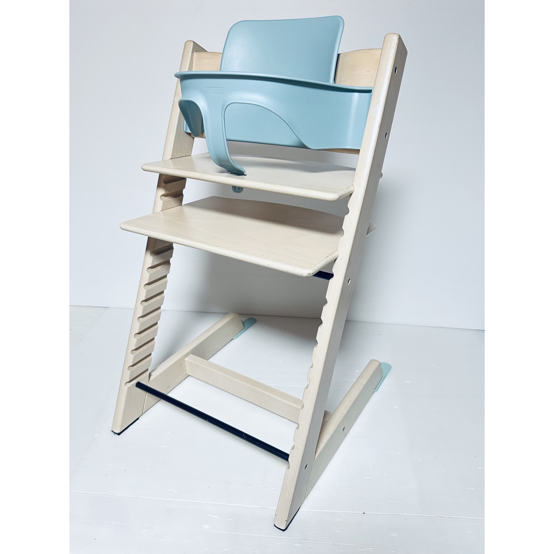 Stokke(ストッケ)の【良品・フルセット・超人気色】（551）ストッケ トリップトラップ キッズ/ベビー/マタニティの寝具/家具(その他)の商品写真