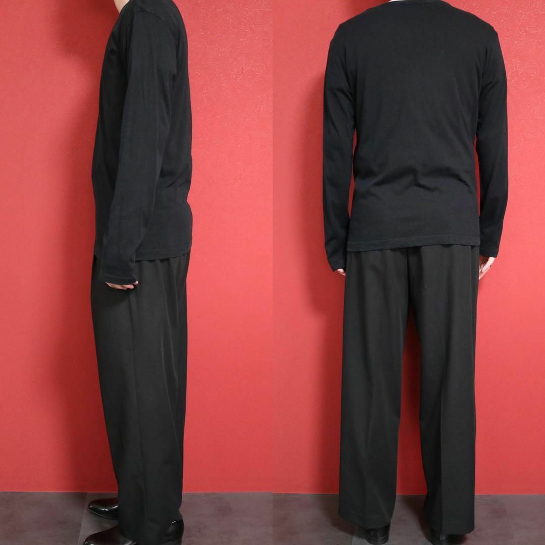 ISSEY MIYAKE(イッセイミヤケ)の【モード】ISSEY MIYAKE MEN オールブラック ロングTシャツ メンズのトップス(Tシャツ/カットソー(七分/長袖))の商品写真