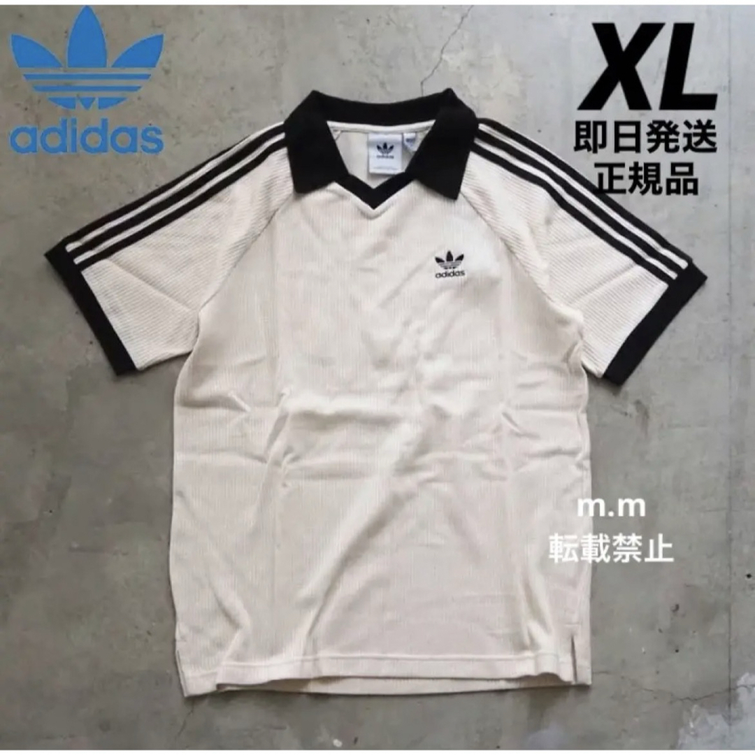 adidas(アディダス)の送料無料⭐️アディダス ワッフル ポロシャツ メンズ Tシャツ 半袖  XL メンズのトップス(ポロシャツ)の商品写真