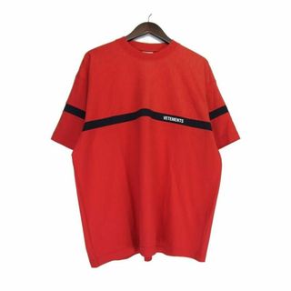 ヴェトモン VETEMENTS ■ 【 UA53TR530R 】 テーピング ラバー ロゴ Tシャツ　32261(Tシャツ/カットソー(半袖/袖なし))