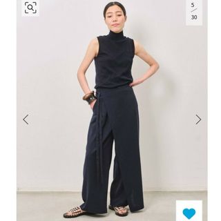 アパルトモンドゥーズィエムクラス(L'Appartement DEUXIEME CLASSE)のL'Appartement Wrap Pantsラップパンツ38(カジュアルパンツ)