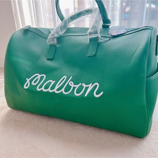 マルボン　ゴルフ　Malbon ボストン 男女兼用　旅行　大きめ　グリーン　緑(バッグ)