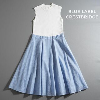 ブルーレーベルクレストブリッジ(BLUE LABEL CRESTBRIDGE)の817*美品 ブルーレーベルクレストブリッジ ワンピース(ひざ丈ワンピース)