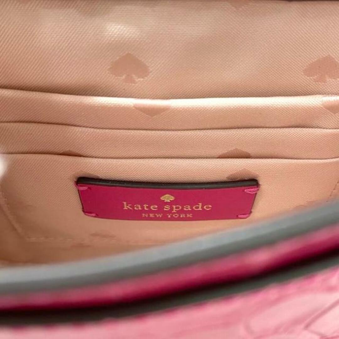 kate spade new york(ケイトスペードニューヨーク)のケイトスペード 2way バッグ ピンク K9395 未使用 新品 レザー クロコ型押し Sランク kate spade クロコ風 トップハンドル ショルダー ハンドバッグ フラップ 肩掛け 斜め掛け 定番 人気 レディース レディースのバッグ(ハンドバッグ)の商品写真