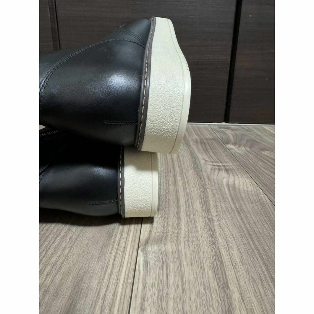 新品未使用品 GU ジーユー リアルレザーワークブーツ+E 本革本皮 27.0㎝ メンズの靴/シューズ(ブーツ)の商品写真