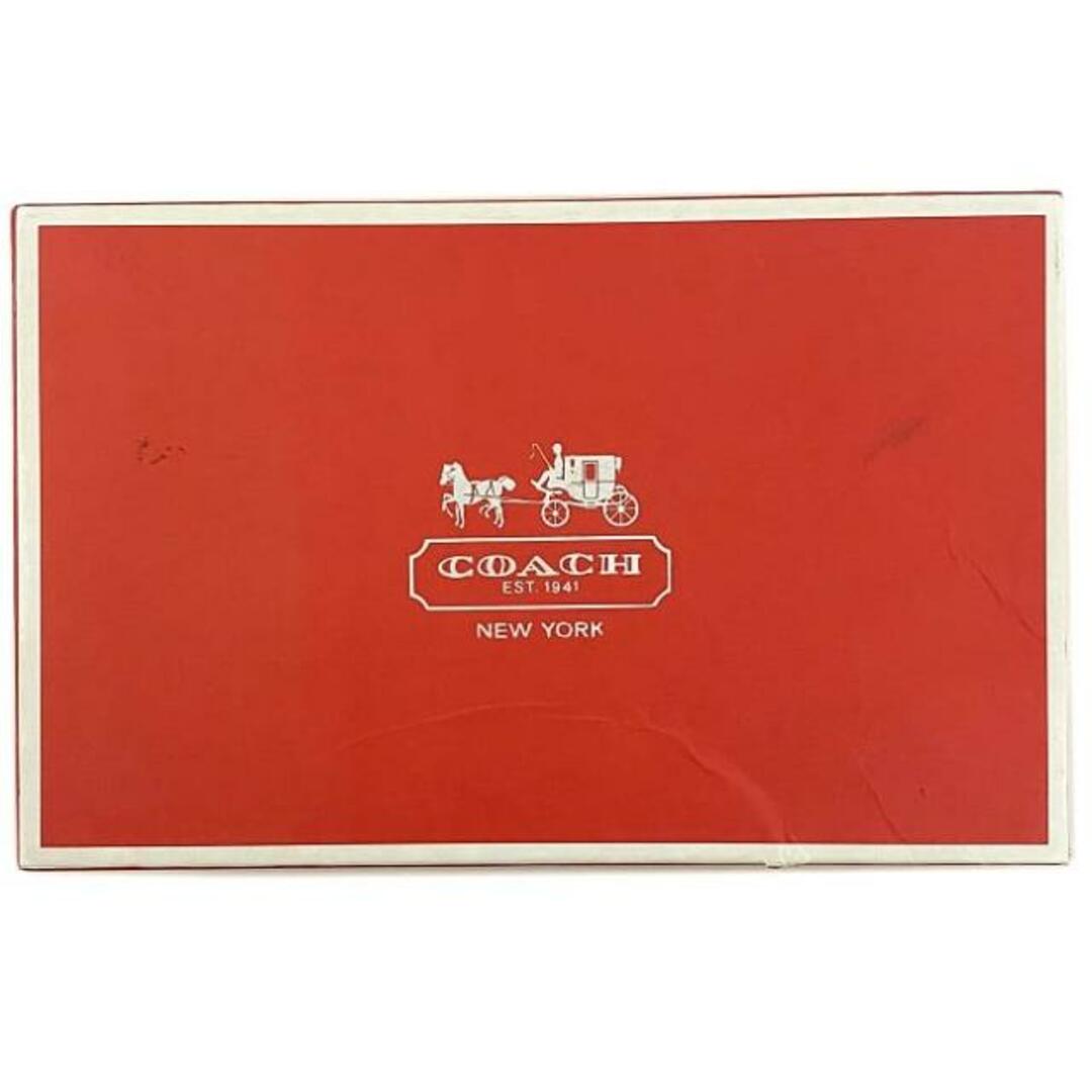 COACH(コーチ)のコーチ パンプス レッド ブラウン オプアート 22.5cm ヒール レザー 中古 COACH レディース 赤 茶色 シューズ 靴 ヴィンテージ シンプル 10cm ロゴ ワンポイント ゴールド金具 定番 人気 女性 上品 お洒落 レディースの靴/シューズ(スニーカー)の商品写真