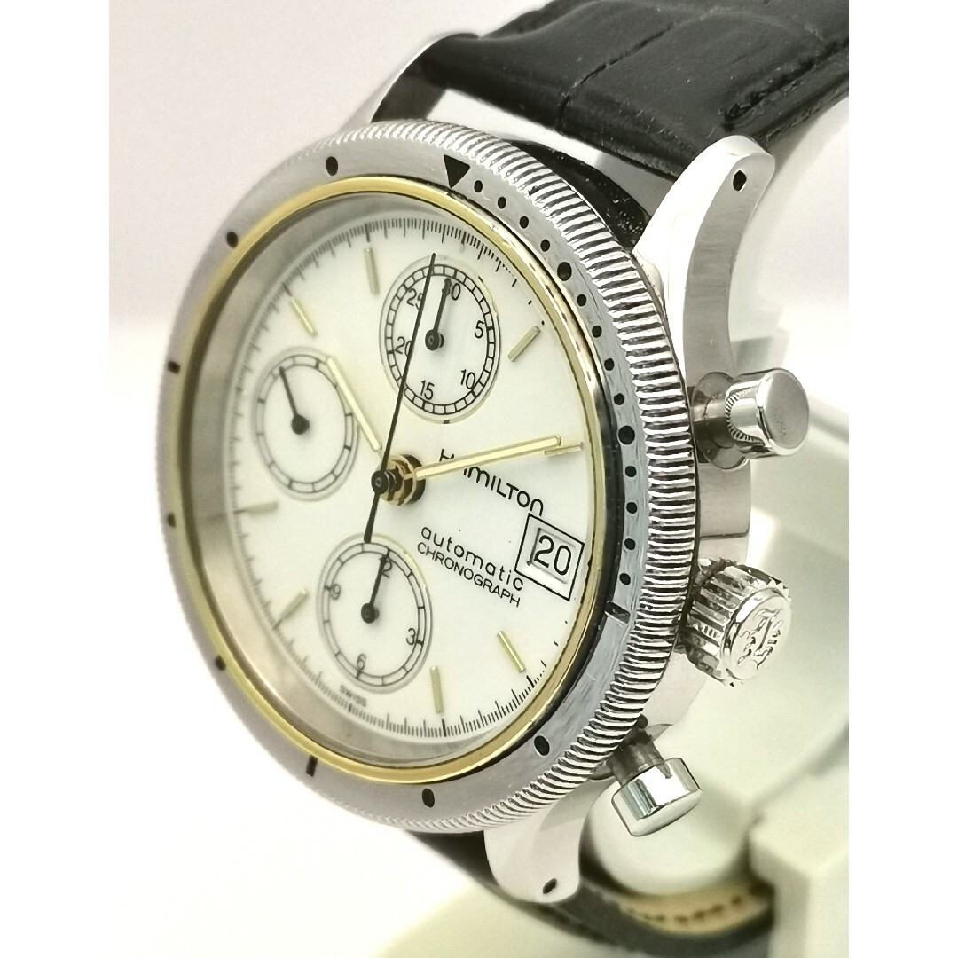 Hamilton(ハミルトン)のHAMILTON ハミルトン 9304 ランカスター クロノグラフ 自動巻き時計 メンズの時計(腕時計(アナログ))の商品写真