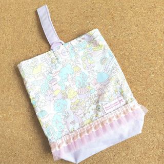 上履きいれ　シューズ袋　ハンドメイド　ゆめかわ(シューズバッグ)