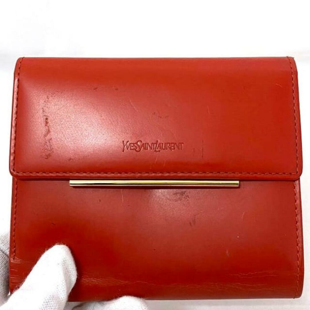 SAINT LAURENT - イヴ サンローラン がま口 二つ折り 財布 SAINT LAURENT - イヴ サンローラン がま口 二つ折り 財布