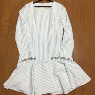 チェスティ(Chesty)の♡美品 チェスティ ストライプフレアワンピース♡(ミニワンピース)