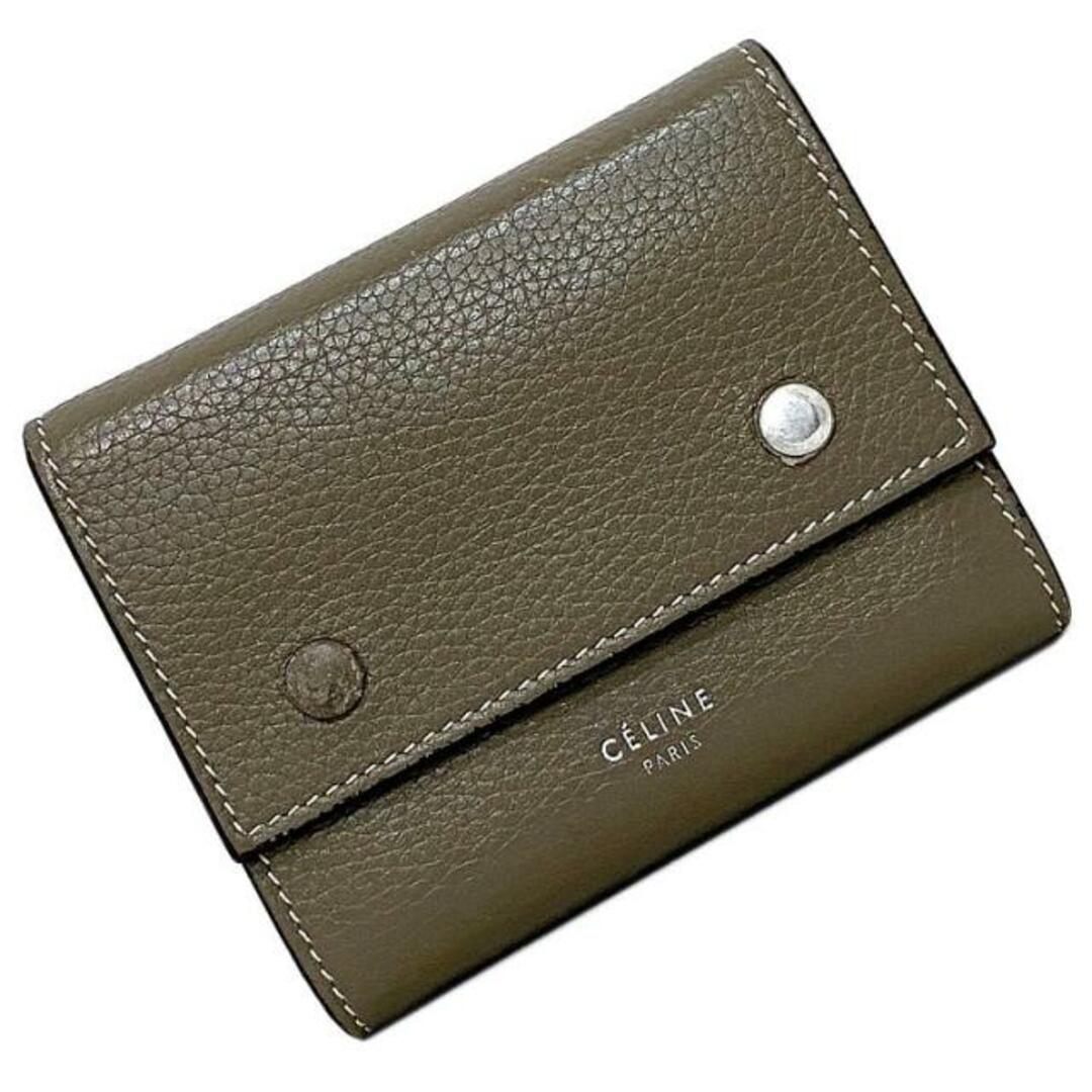 CELINE - セリーヌ 財布 スモール フォールデッド マルチ CELINE - セリーヌ 財布 スモール フォールデッド マルチ