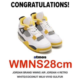 ナイキ(NIKE)の【新品未使用】 Air Jordan4 Vivid Sulfur（28cm）(スニーカー)