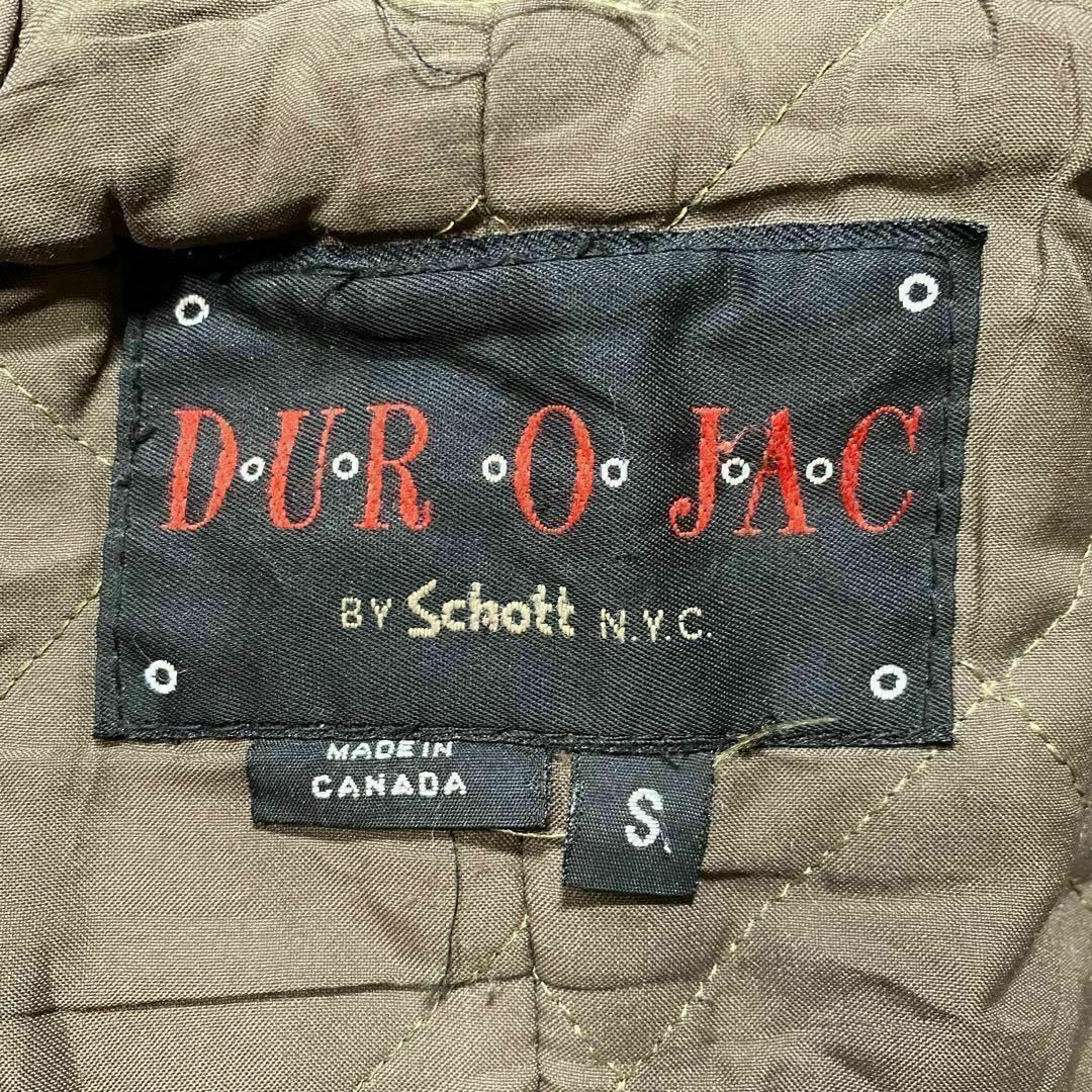 schott(ショット)のSCHOTT DUROJAC オリーブ ピーコート ミリタリー80s90s古着 メンズのジャケット/アウター(ピーコート)の商品写真