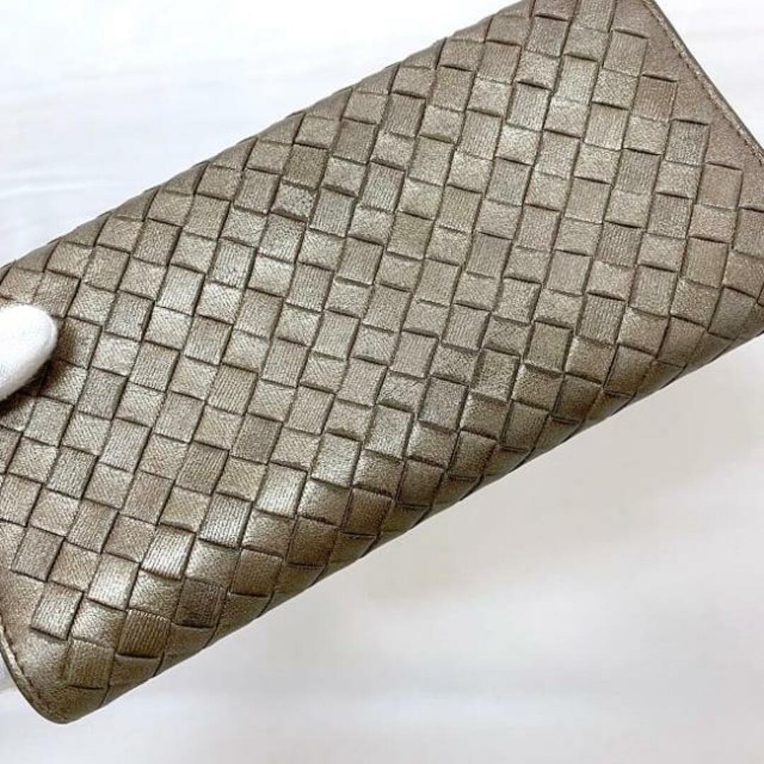 BOTTEGA VENETA - ボッテガヴェネタ 二つ折り 長財布 ブラウン BOTTEGA VENETA - ボッテガヴェネタ 二つ折り 長財布 ブラウン
