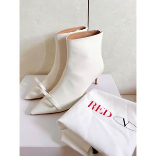 RED VALENTINO - RED VALENTINO おリボンレザーブーツ 新品未使用