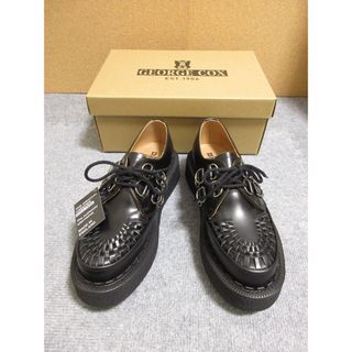 【新品】ジョージコックス George Cox／UK8／レザーシューズ ラバー