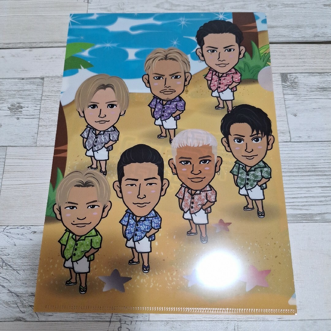 EXILE(エグザイル)の駄菓子屋えぐざいるPARK クリアファイル 5枚セット エンタメ/ホビーのタレントグッズ(ミュージシャン)の商品写真