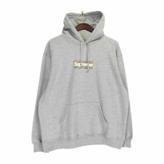 シュプリーム(Supreme)のシュプリーム Supreme × バーバリー Burberry ■ 22SS 【 Box Logo Hooded Sweatshirts 】 ノヴァチェック ボックス ロゴ フーデッド スウェットシャツ パーカー　32363(パーカー)