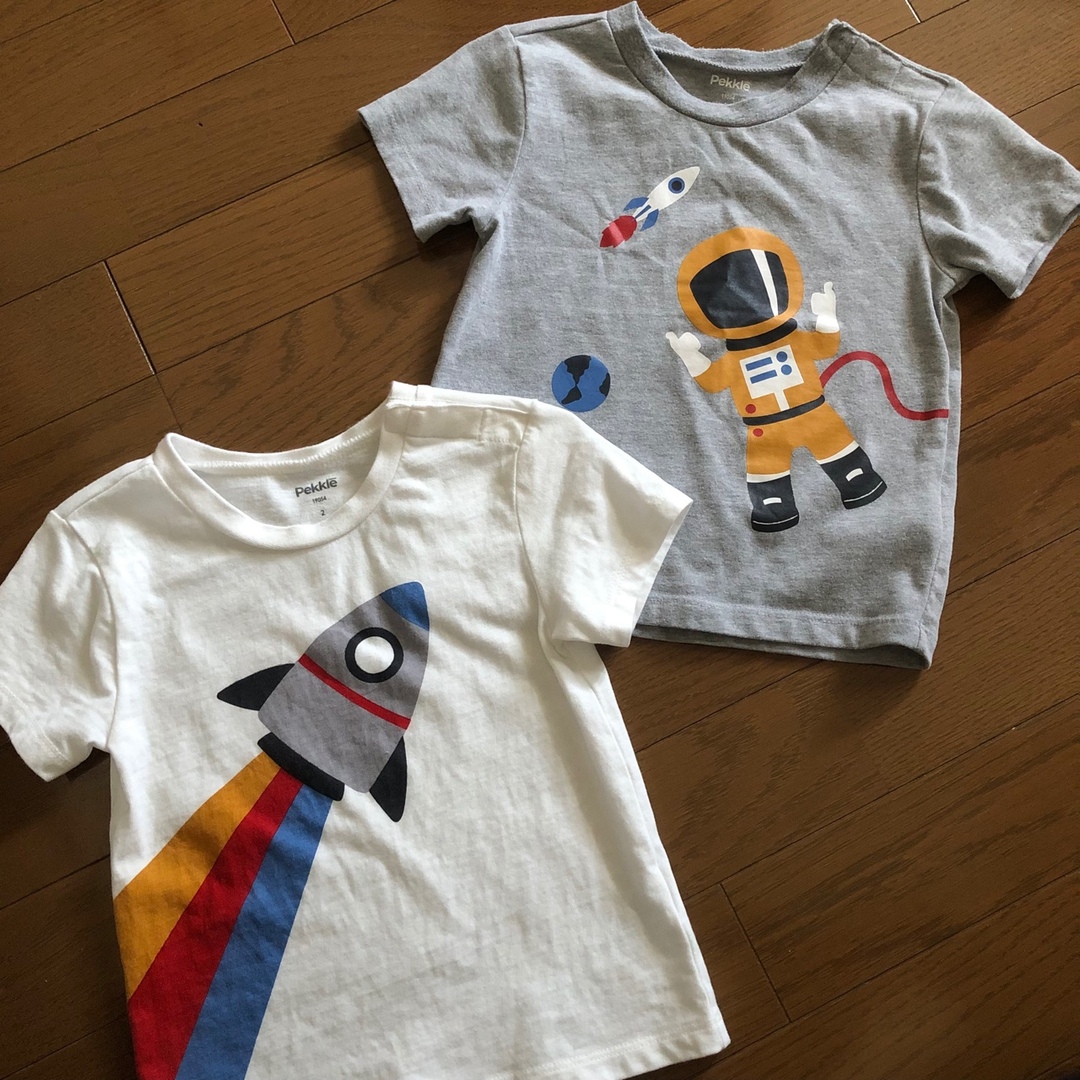 コストコ　Tシャツ　2枚セット　男の子　 90 キッズ/ベビー/マタニティのキッズ服男の子用(90cm~)(Tシャツ/カットソー)の商品写真