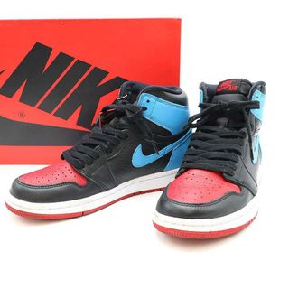 ナイキ(NIKE)のNIKE ナイキ WMNS AIR JORDAN 1 OG "NC TO CHI スニーカー ミックス 25cm CD0461-046(スニーカー)