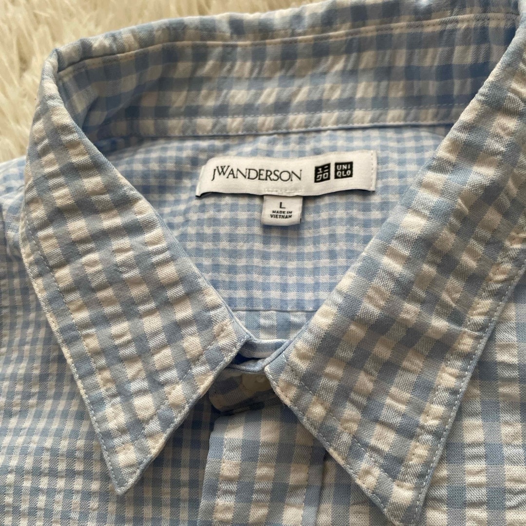 UNIQLO(ユニクロ)のユニクロ/jw ANDERSON 半袖シャツ　サイズL メンズのトップス(シャツ)の商品写真