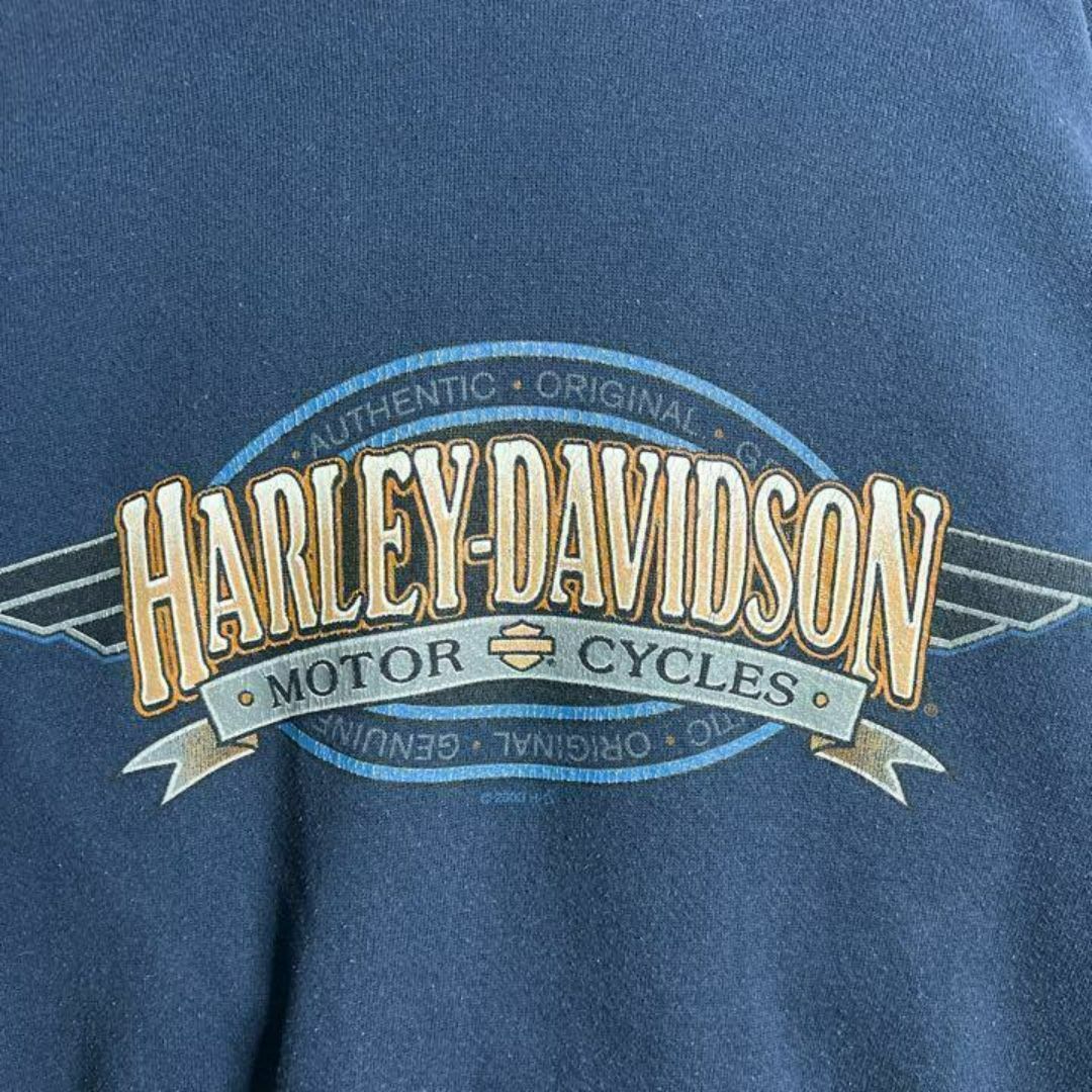 Harley Davidson(ハーレーダビッドソン)の【入手困難!!】ハーレーダビッドソン ✈︎バックプリント ゆるだぼ パーカー メンズのトップス(パーカー)の商品写真