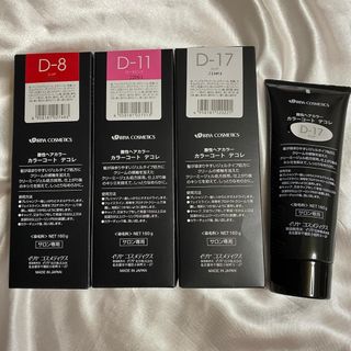 イリヤコスメティックス(IRIYA COSMETICS)のカラーコートデコレレッドローズピンククリア3本セット酸性ヘアカラーヘアマニキュア(カラーリング剤)