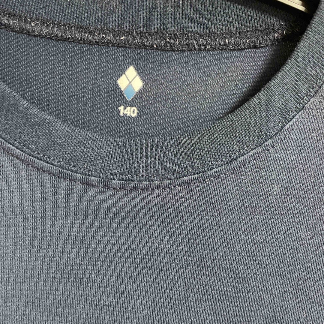 mont bell(モンベル)のモンベル　半袖Tシャツ　140 ネイビー　 キッズ/ベビー/マタニティのキッズ服男の子用(90cm~)(Tシャツ/カットソー)の商品写真