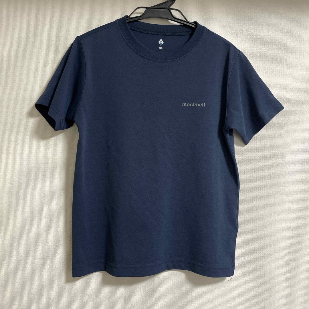 mont bell(モンベル)のモンベル　半袖Tシャツ　140 ネイビー　 キッズ/ベビー/マタニティのキッズ服男の子用(90cm~)(Tシャツ/カットソー)の商品写真