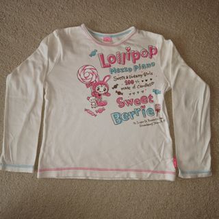 メゾピアノジュニア(mezzo piano junior)のメゾピアノジュニア ロンT  S（140）(Tシャツ/カットソー)