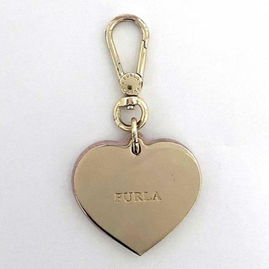 FURLA - フルラ チャーム ゴールド ピンク 美品 ハート FURLA - フルラ チャーム ゴールド ピンク 美品 ハート
