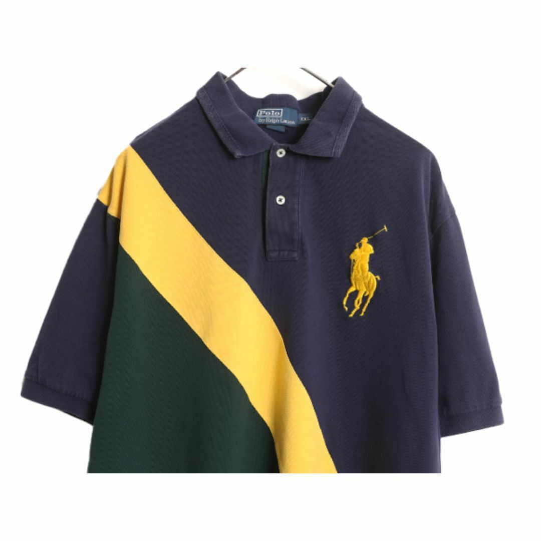 Ralph Lauren(ラルフローレン)のビックポニー ポロ ラルフローレン 鹿の子 半袖 ポロシャツ メンズ XXL / ポロ 半袖シャツ ラガーシャツ タイプ ラグビー 大きいサイズ 2XL メンズのトップス(ポロシャツ)の商品写真