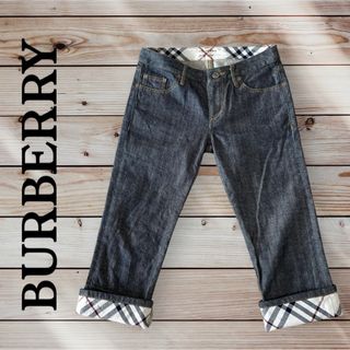 BURBERRY BLUE LABEL - BURBERRY BLUE LABEL★ロールアップ デニムパンツ 7分丈