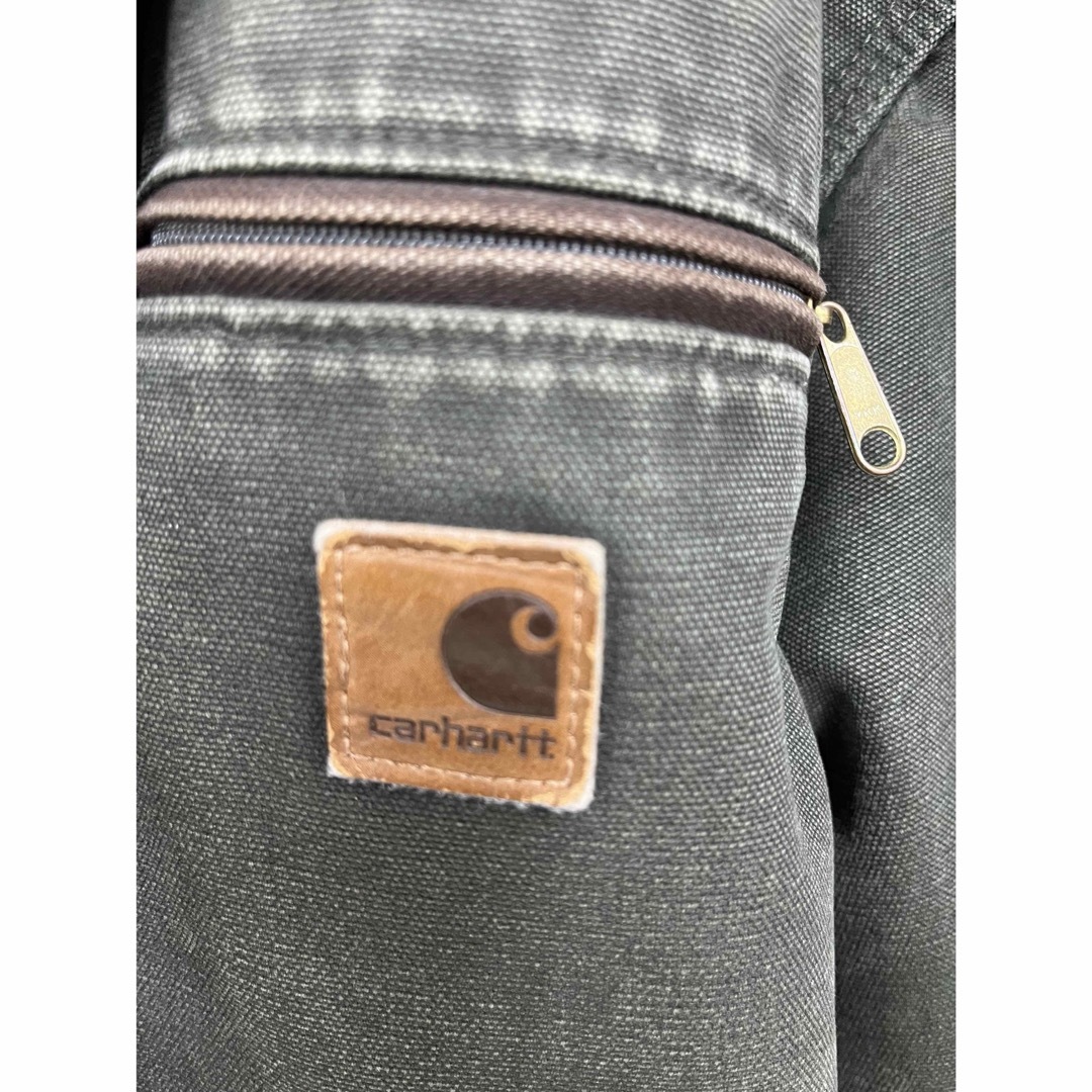 carhartt(カーハート)のカーハート デトロイトジャケットMOS モス XL USA製　ダック生地　古着 メンズのジャケット/アウター(ミリタリージャケット)の商品写真