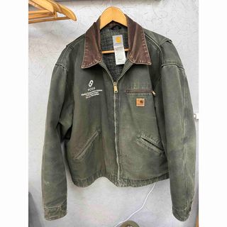 carhartt - カーハート デトロイトジャケットMOS モス XL USA製　ダック生地　古着