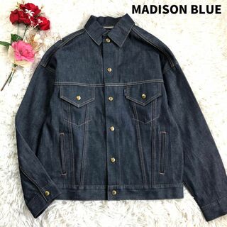 MADISONBLUE - 【極美品】マディソンブルー オーバーサイズ デニムジャケットネイビー大きいサイズ