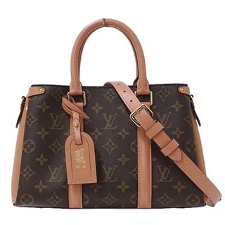 ルイヴィトン(LOUIS VUITTON)のルイ ヴィトン LOUIS VUITTON バッグ モノグラム レディース ブランド ハンドバッグ ショルダーバッグ 2way スフロNV BB ペッシュ M44899 ブラウン ピンク おしゃれ かわいい 斜め掛け 【中古】(ハンドバッグ)