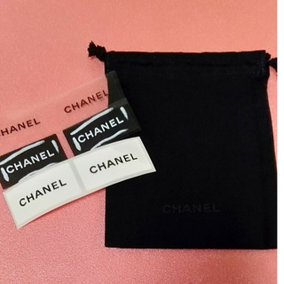 シャネル(CHANEL)の[巾着袋④]シャネル 巾着袋＆シール付き(ノベルティグッズ)