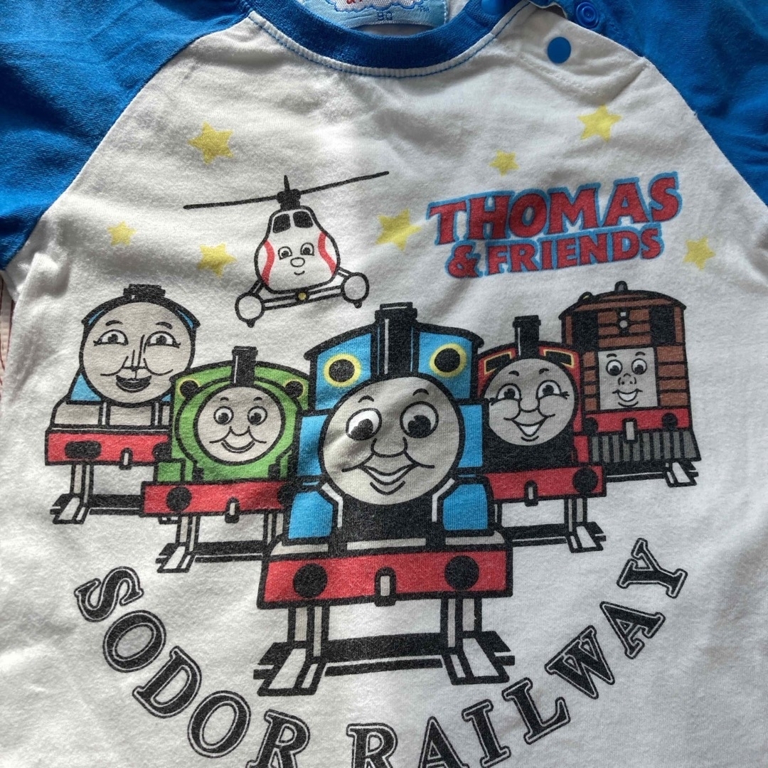 THOMAS(トーマス)のTシャツ　90  男の子　トーマス　車　まとめ キッズ/ベビー/マタニティのキッズ服男の子用(90cm~)(Tシャツ/カットソー)の商品写真