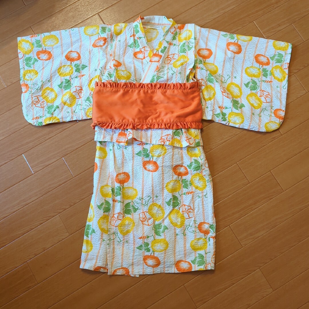 ampersand(アンパサンド)の【120cm】アンパサンド浴衣 キッズ/ベビー/マタニティのキッズ服女の子用(90cm~)(甚平/浴衣)の商品写真