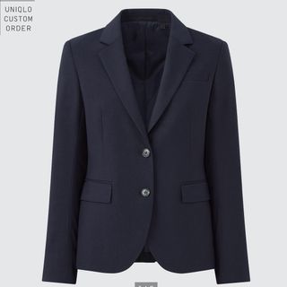 ユニクロ(UNIQLO)のUNIQLO♡ストレッチテーラードジャケット(2つボタン・ロング丈）(テーラードジャケット)