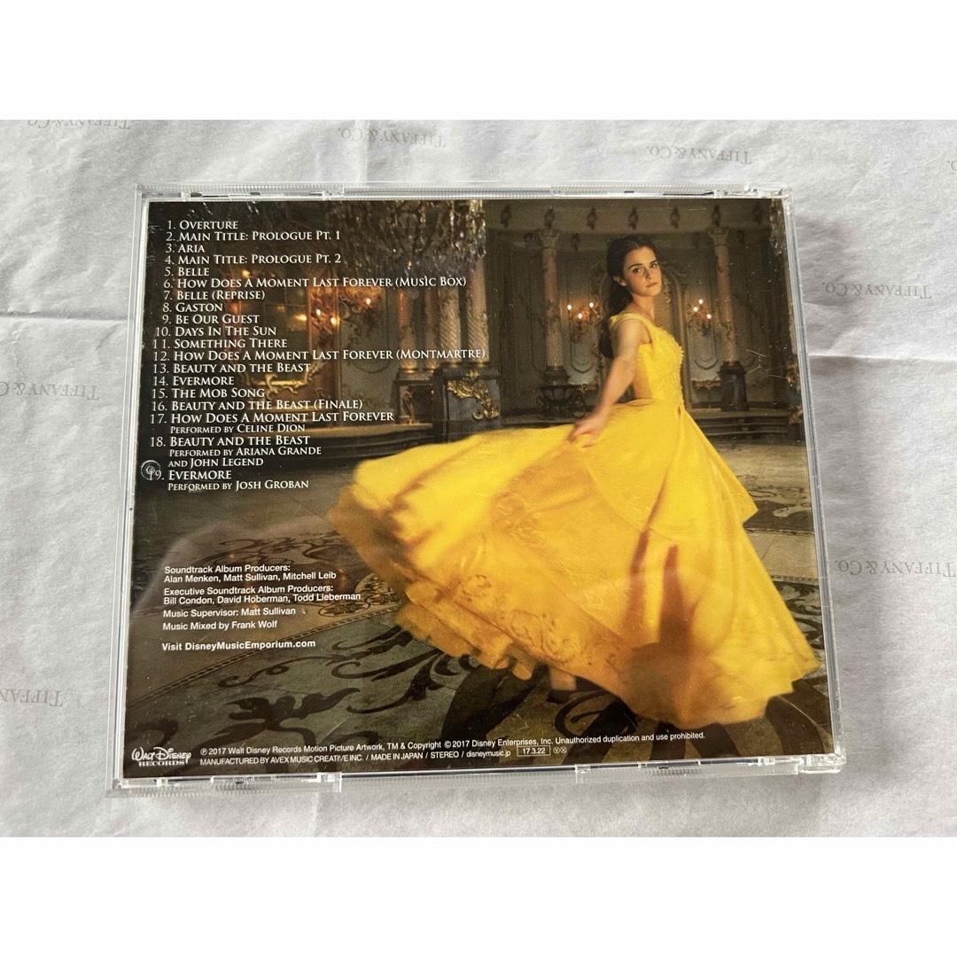 美女と野獣　オリジナルサントラ　英語版CD エンタメ/ホビーのCD(映画音楽)の商品写真