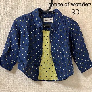 センスオブワンダー(sense of wonder)のシャツ　90  sense  of wonder  お値下げ(ブラウス)