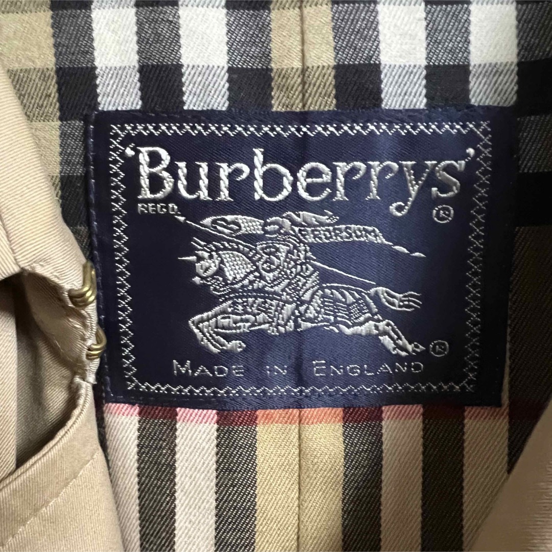 BURBERRY(バーバリー)の激安‼️希少タマムシ‼️イングランド製‼️オールドバーバリー　トレンチ‼️ メンズのジャケット/アウター(トレンチコート)の商品写真