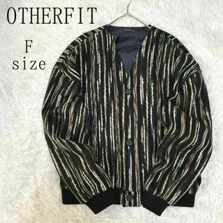 OTHERFIT アザーフィット ニット風ブルゾンカーディガン 韓国風(カーディガン)