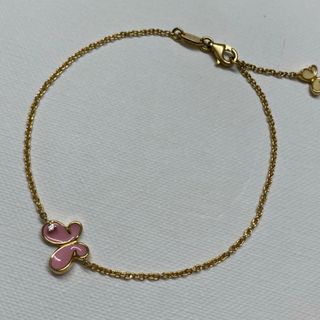 スタージュエリー(STAR JEWELRY)のStar Jewelry スタージュエリー K18 蝶 バタフライ ブレスレット(ブレスレット/バングル)