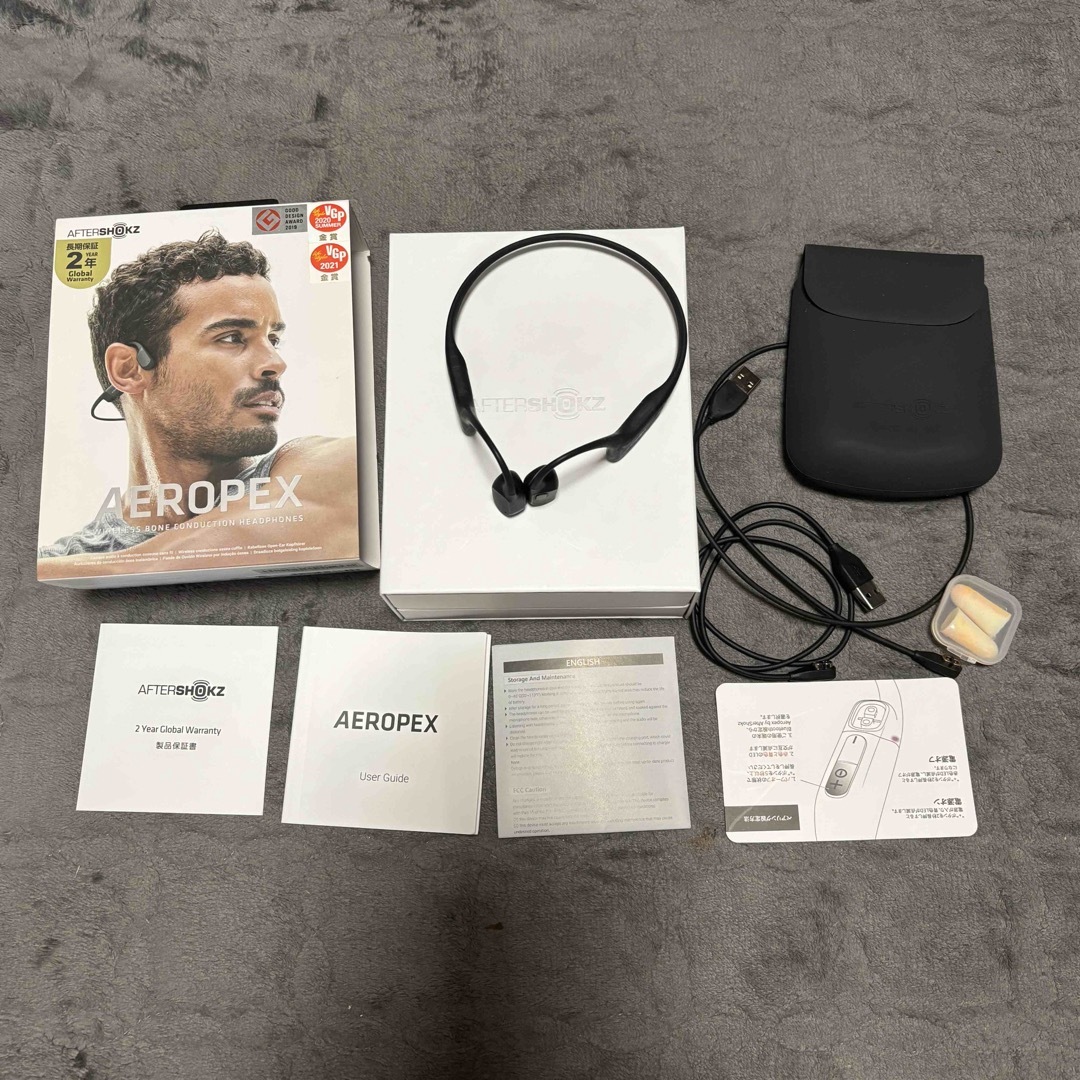 AFTERSHOKZ AEROPEX コズミックブラック AFTERSHOKZ AEROPEX コズミックブラック